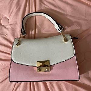 Pink crossbody/top handle
